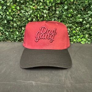 Dad Gang Maroon Dad Gang Logo Hat